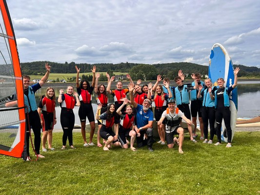 Windsurfen im Sportunterricht